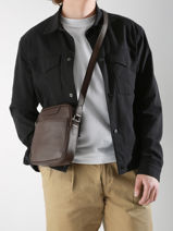 Leather Flandres Crossbody Bag Etrier Black flandres EFLA729M-vue-porte