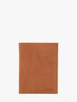 Wallet With Card Holder Leather Etrier Brown oil EOIL5016