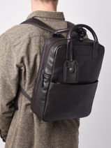 Leather Flandres Backpack Etrier Black flandres EFLA8272-vue-porte