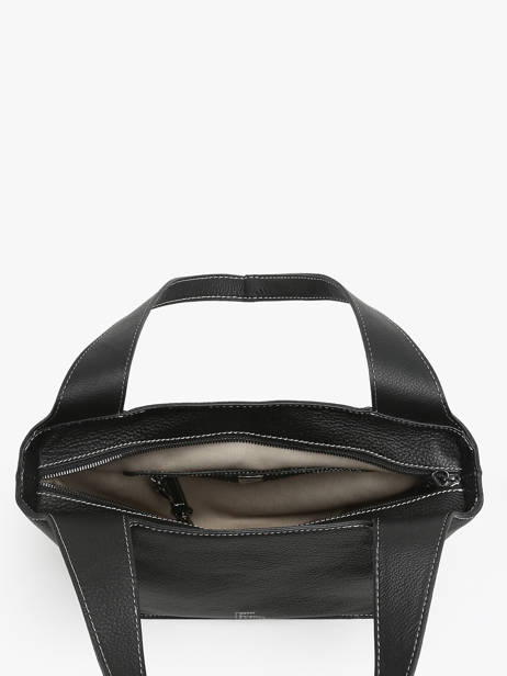 Sac PortÃ© Ã©paule M Foudre Cuir Etrier Noir foudre EFOD107M vue secondaire 3