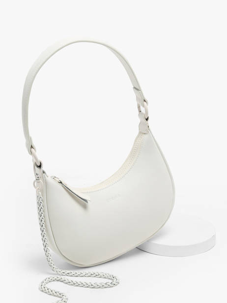 Sac PortÃ© Ã©paule Oxer Cuir Etrier Blanc oxer EOXE017V vue secondaire 2