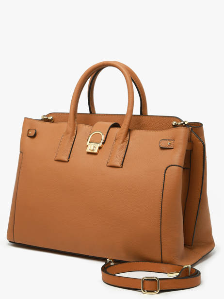 Sac à Main L Equestre Cuir Etrier Marron equestre EEQT142L vue secondaire 2