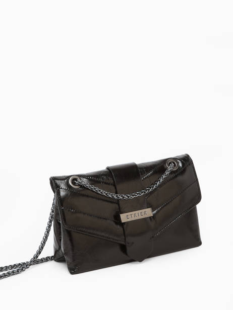 Sac BandouliÃ¨re Jana Amour Cuir Etrier Noir jana amour EJAM002R vue secondaire 2